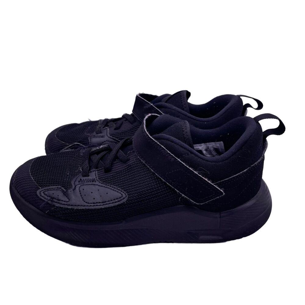 Nike Jordan Air Cadence Black Shoes Athletic Hook Loop Kids Youth Size 3